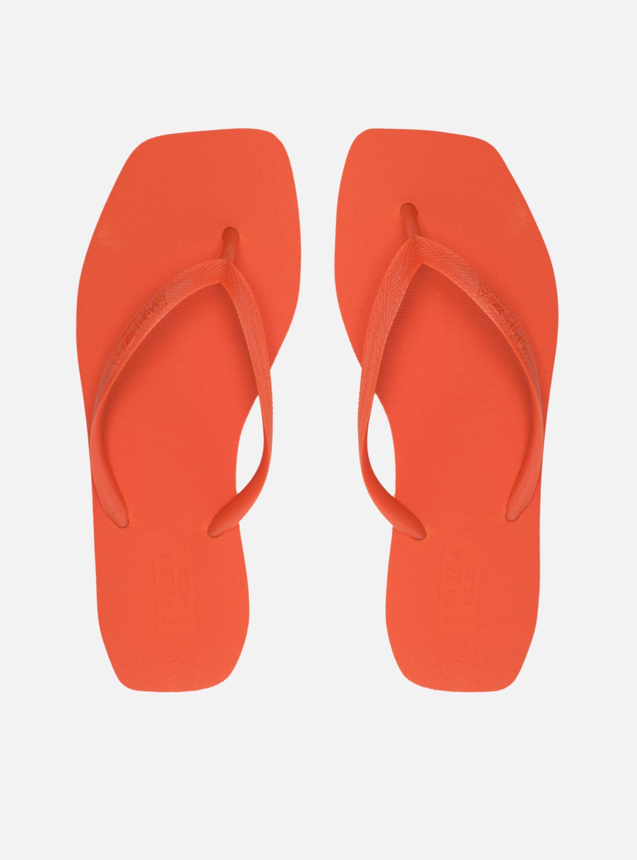 Chinelo de Dedo Laranja Básico Square Brizza — foto 1