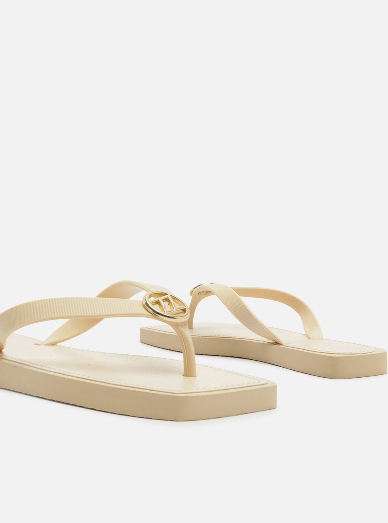 Chinelo de Dedo Off White Metal ZZ Square Brizza — foto 4