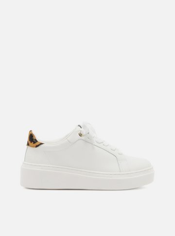 Tênis ZZ Astral Flatform Branco Animal Print