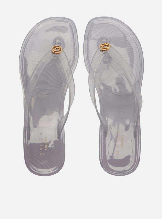 Chinelo de Dedo Transparente