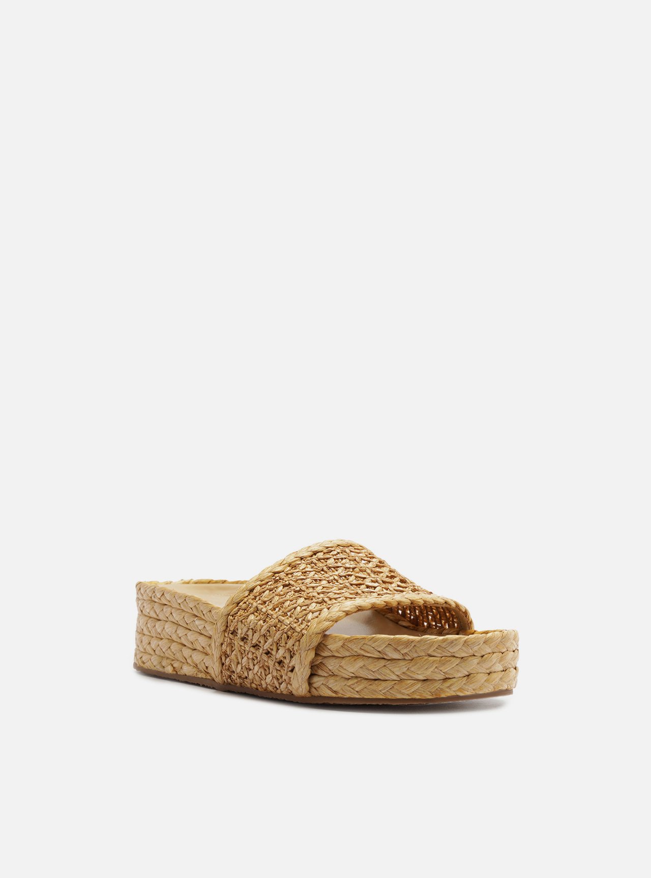 Tamanco Palha Natural Flatform Tira — foto 2