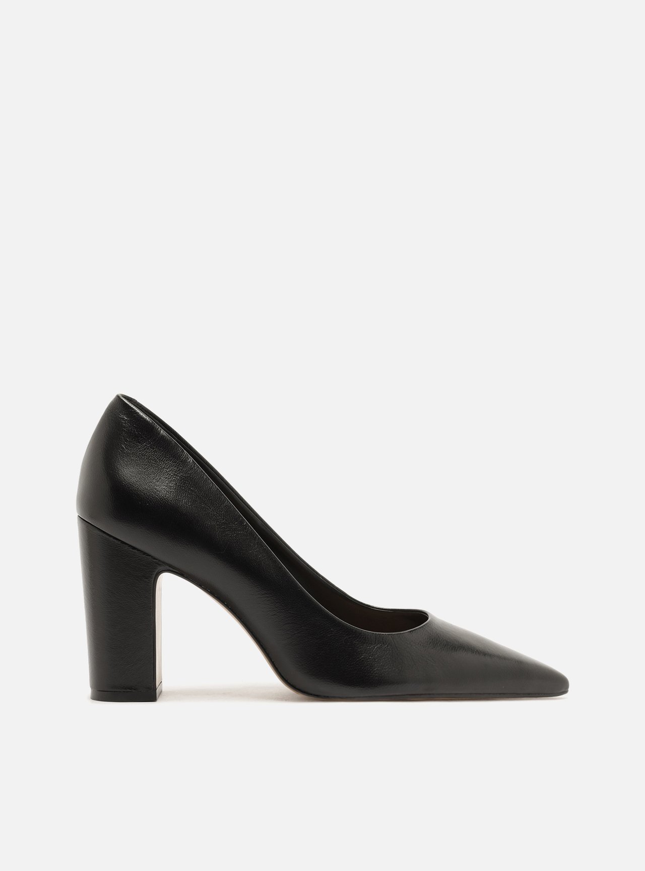 Scarpin Couro Croco Retrô Preto — foto 2