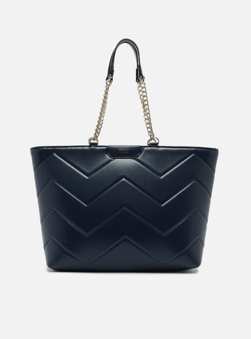 Bolsa Shopping Azul Giorno Grande Matelassê