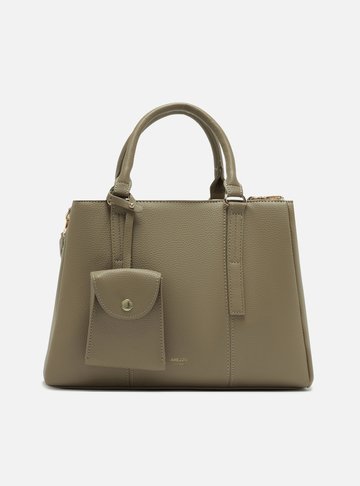 Bolsa Tote Cinza Grande