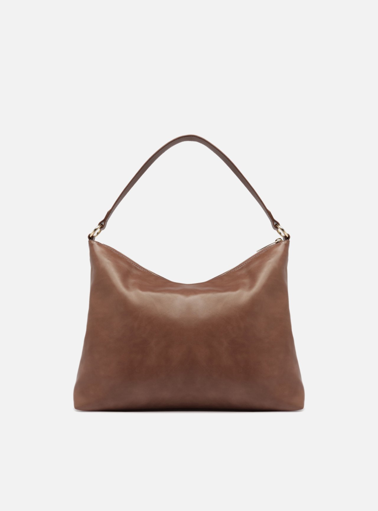 Bolsa Hobo Marrom Média — foto 3