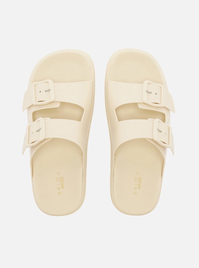 Slide Flatform Off-White Fivelas Brizza