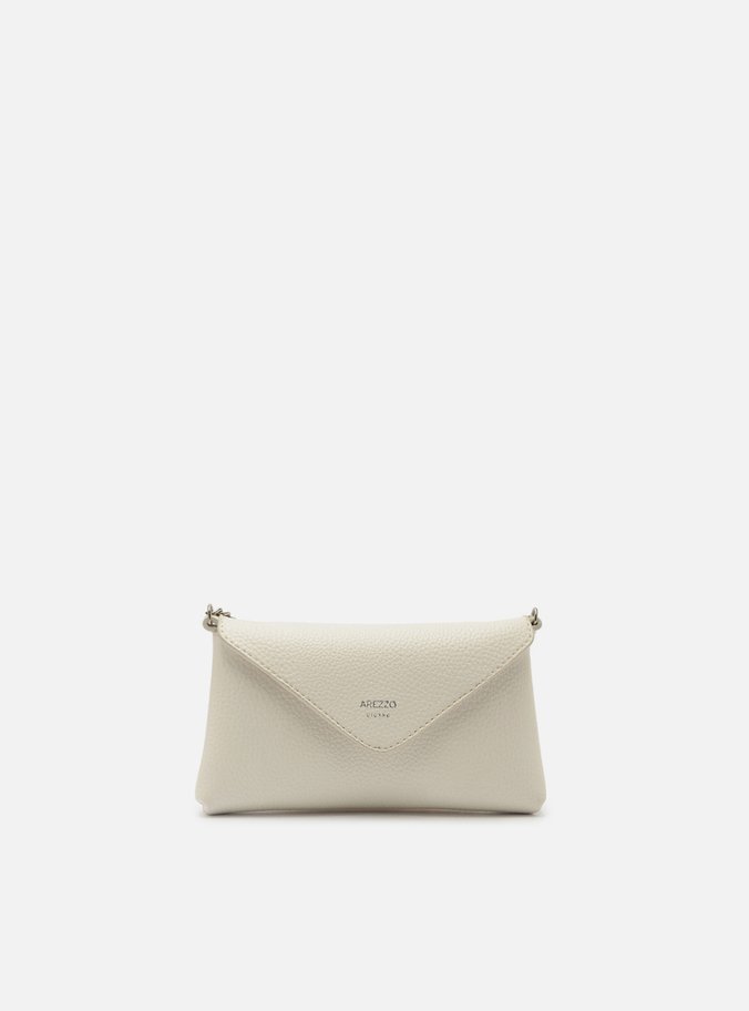Bolsa Tiracolo Branca Giorno Pequena Envelope