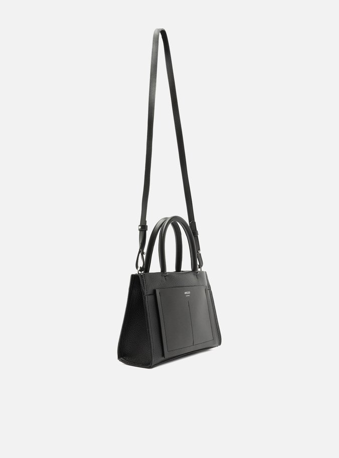 Bolsa Tote Preta Média Bolso