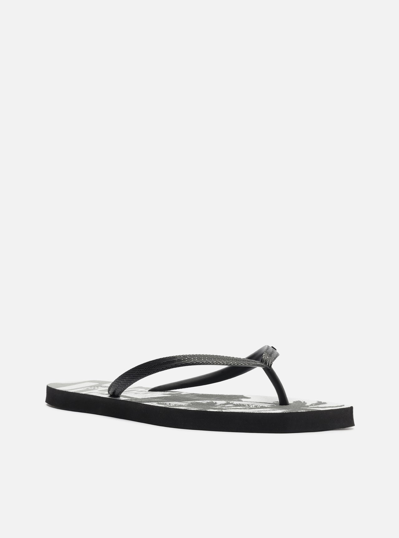 Chinelo Preto Estampa Brizza — foto 2