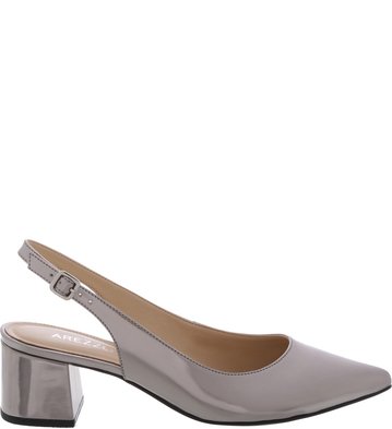 scarpin prata arezzo