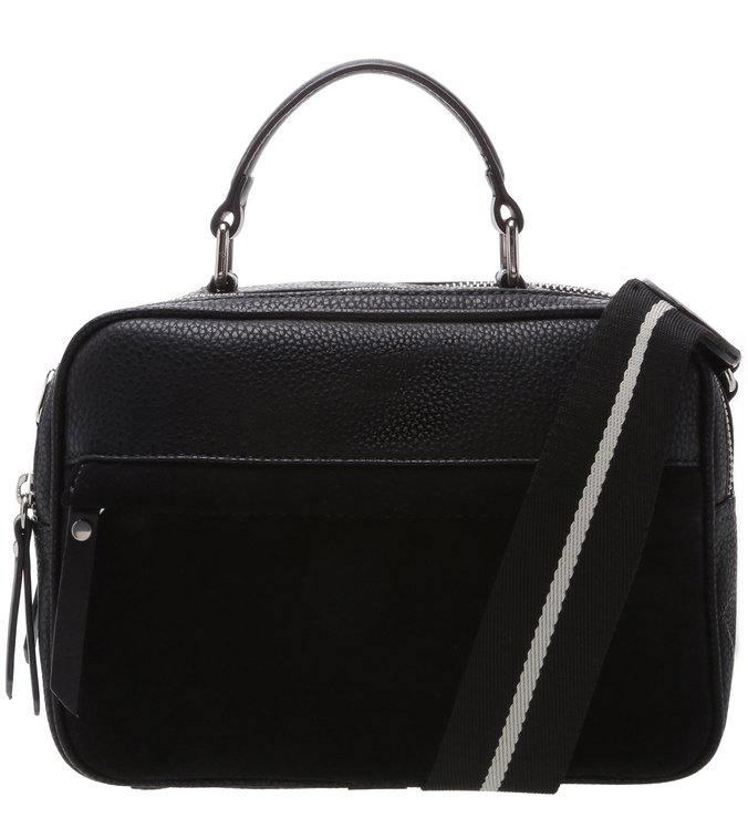 Bolsa Camurcina Tiracolo Média Prione Preta