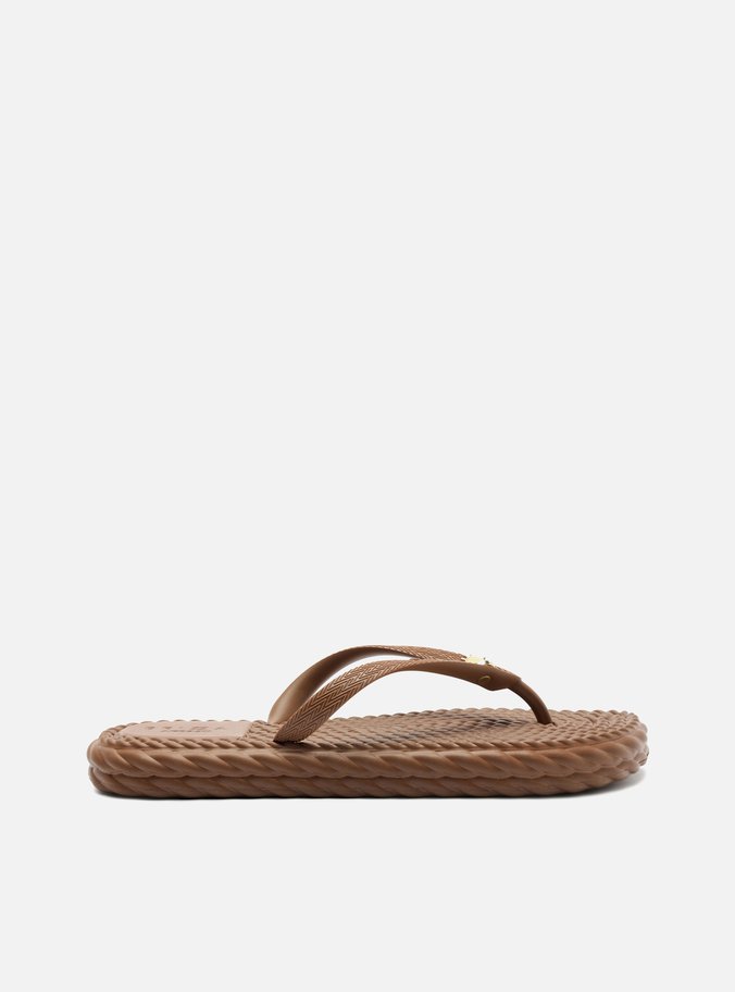Chinelo de Dedo Marrom Marrocos Flip Flop Bacio