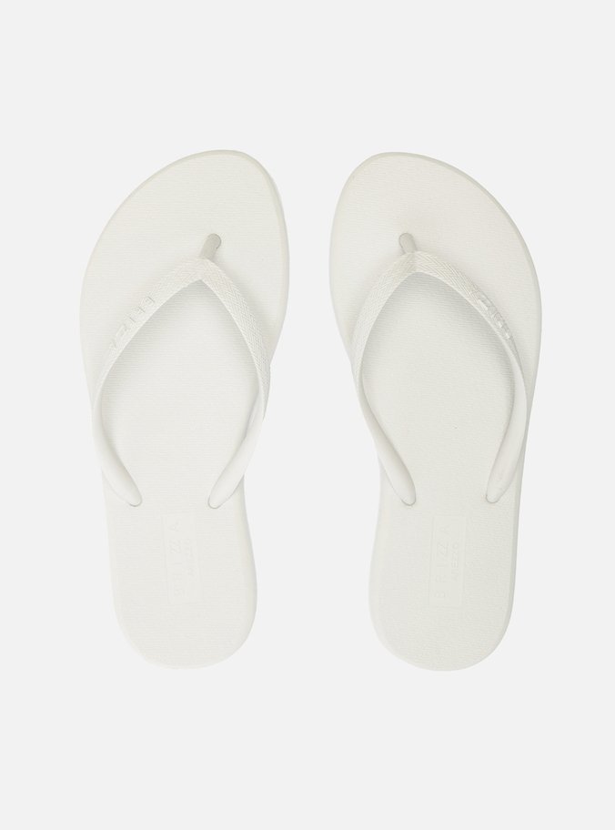 Chinelo de Dedo Branco Bico Redondo Essential Bold Brizza