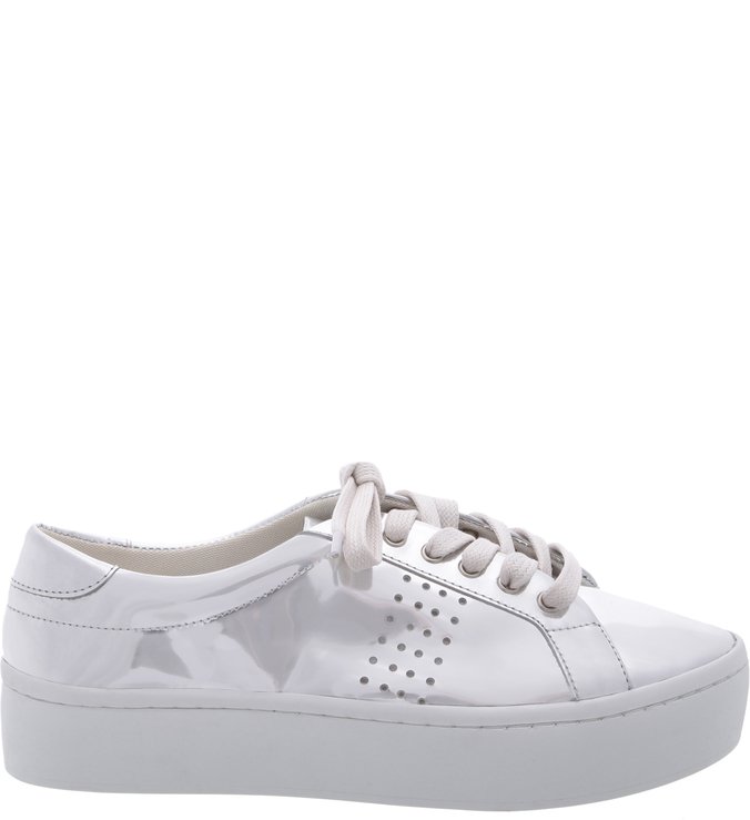 Tênis Plataforma Prata