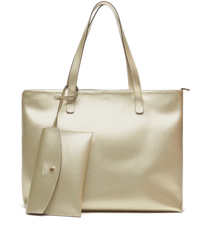Bolsa Shopping Dourada Mercato Grande