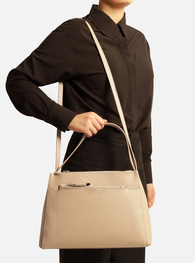 Bolsa Tote Bege Emily Grande