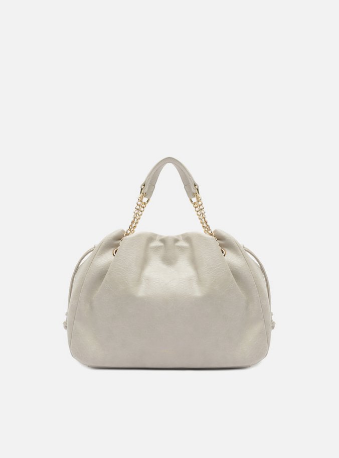Bolsa Bucket Off White Média Alça Corrente