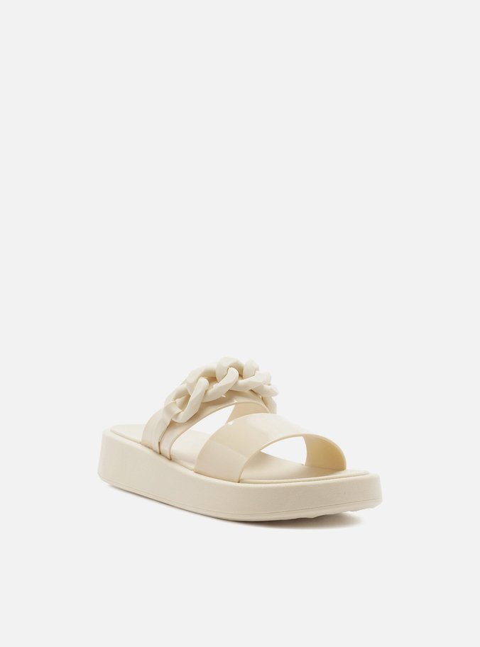Sandália Plataforma Off-White Brizza