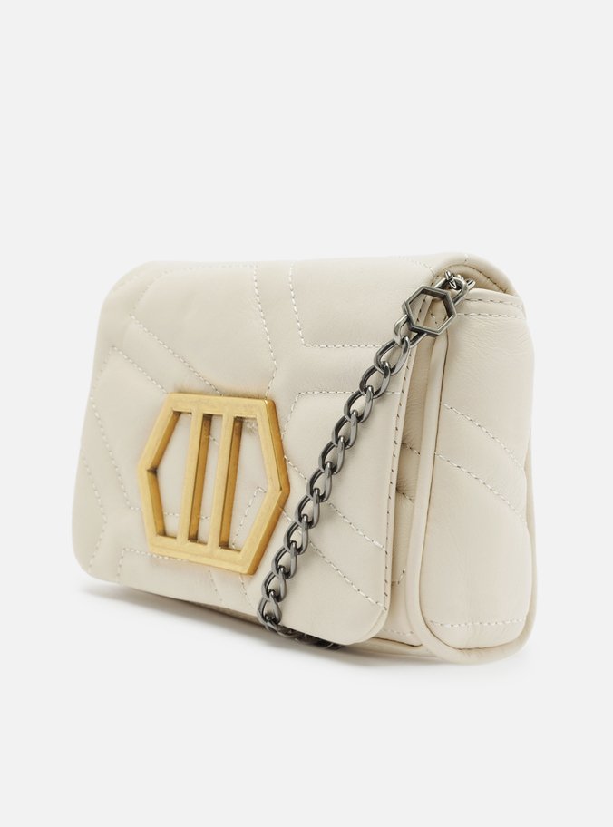 Bolsa Tiracolo Branca Couro Emma Pequena