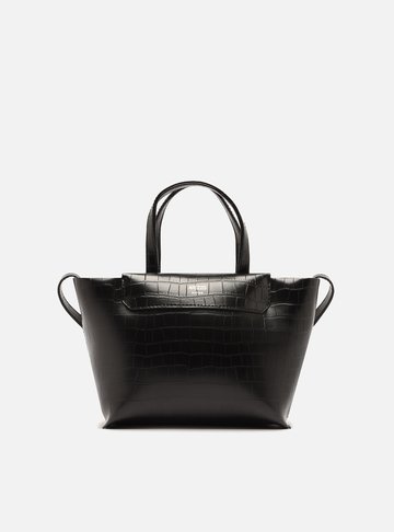 Bolsa Tiracolo Preta Média
