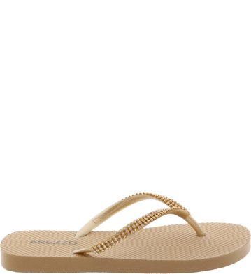 Kit Chinelo Glam Nude Pedrarias