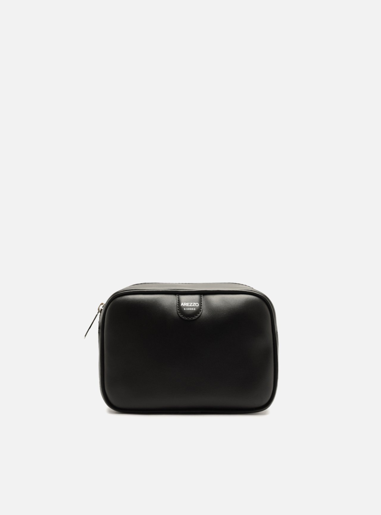 Bolsa Tiracolo Preta Pequena Metais — foto 1