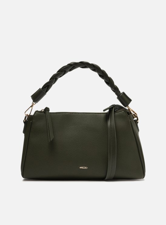Bolsa Verde Oliva Tote Média