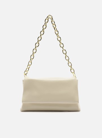 Arezzo — Bolsa Tiracolo Branca Média Corrente