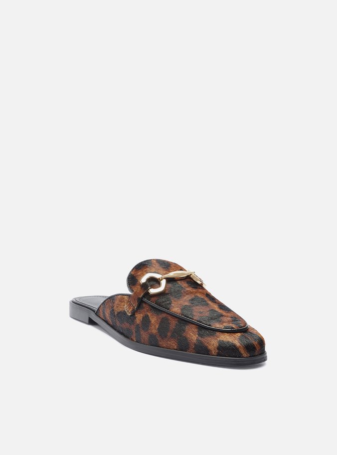 Mule Animal Print Bridão Metálico Básica