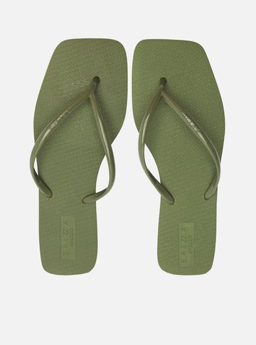 Chinelo de Dedo Verde Flat Brizza