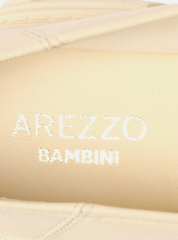 Mocassim Infantil Off-White Tratorado Bridão Bambini