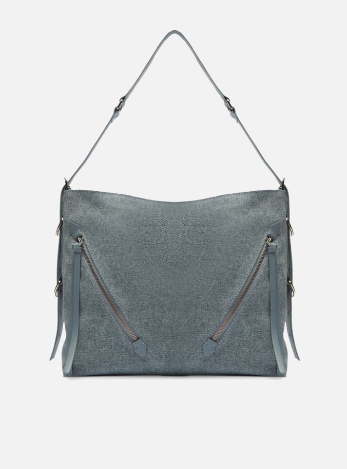 Bolsa Hobo Azul Jeans Alicia Grande