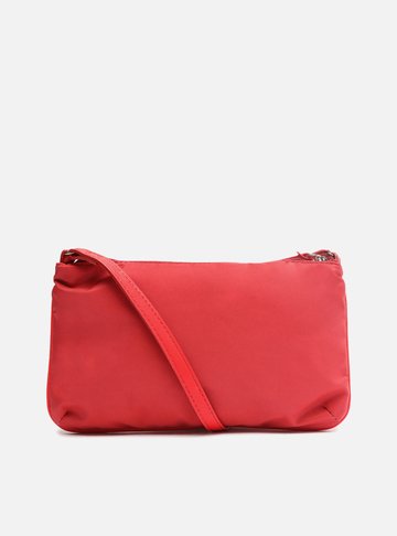 Clutch Vermelha Nylon Lizza Pequena Brizza | Arezzo