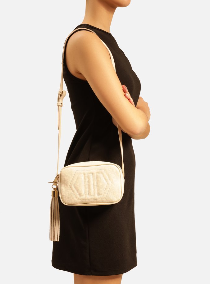 Bolsa Tiracolo Branca Verona Média