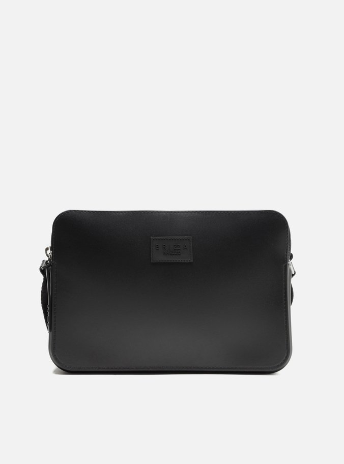 Bolsa Tiracolo Preta Média Brizza