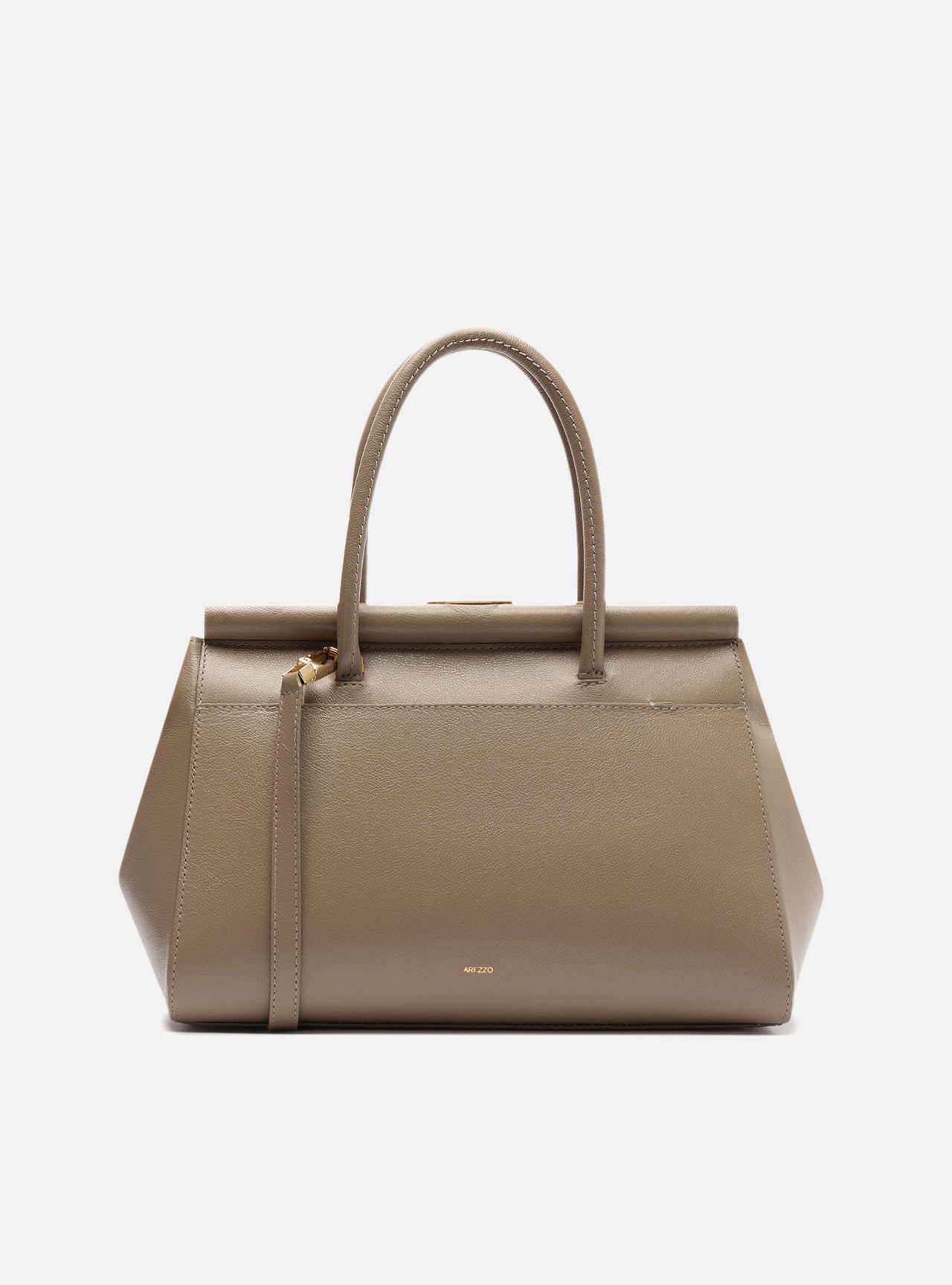 Bolsa Tote Cinza Couro Maxi Croco Grande — foto 3