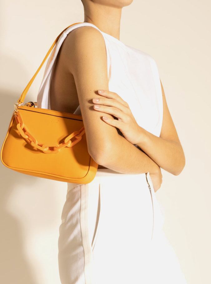 Bolsa Tiracolo Laranja Iara Sport Pequena