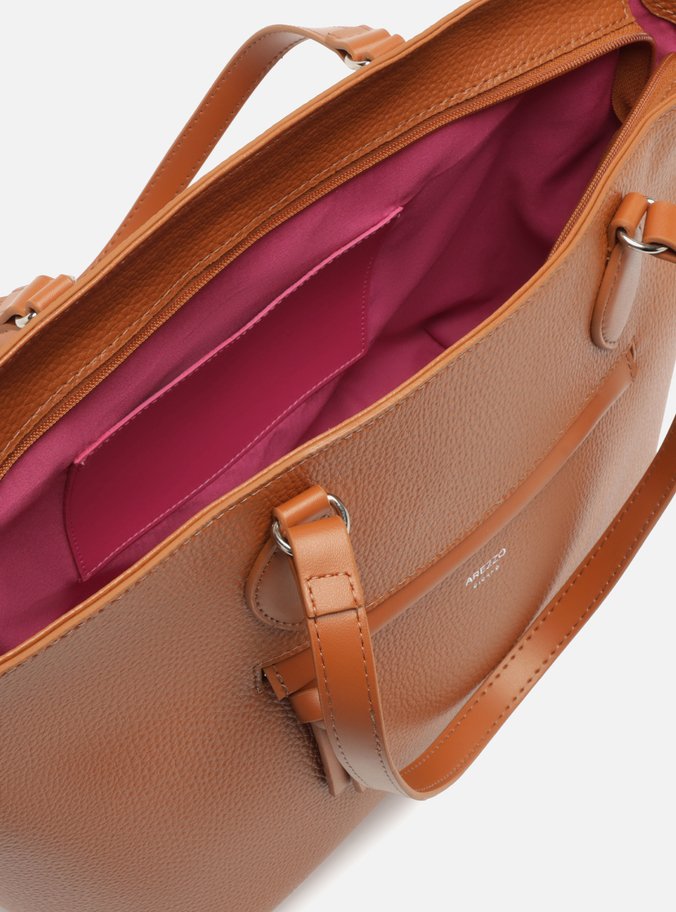 Bolsa Shopping Marrom Média