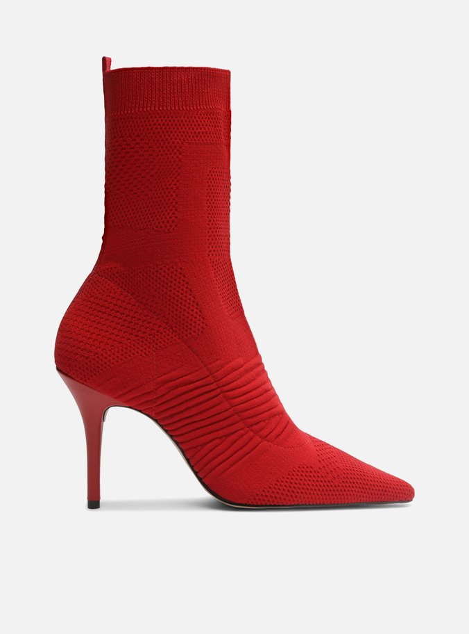 Bota Vermelho Salto Fino