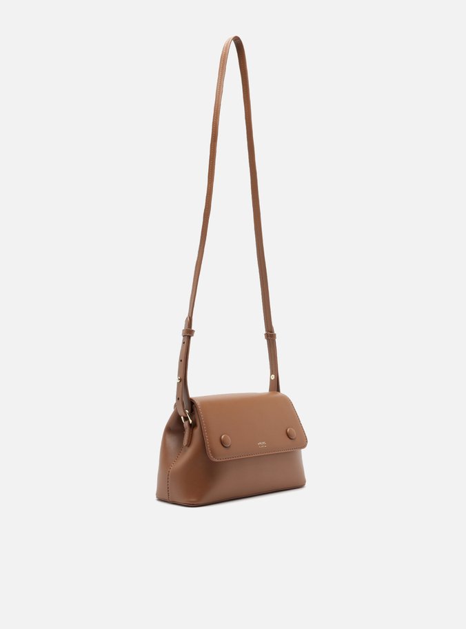 Bolsa Tiracolo Marrom Média