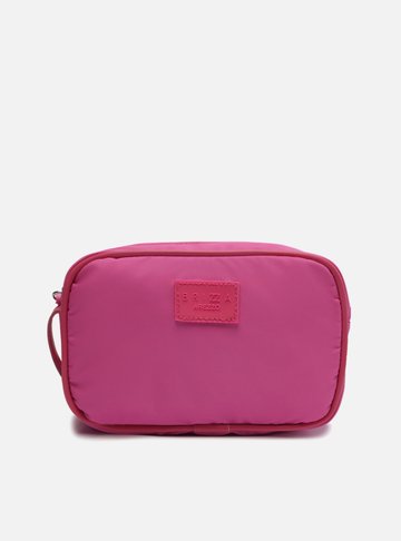 Bolsa Tiracolo Rosa Nylon Lizza Pequena Brizza