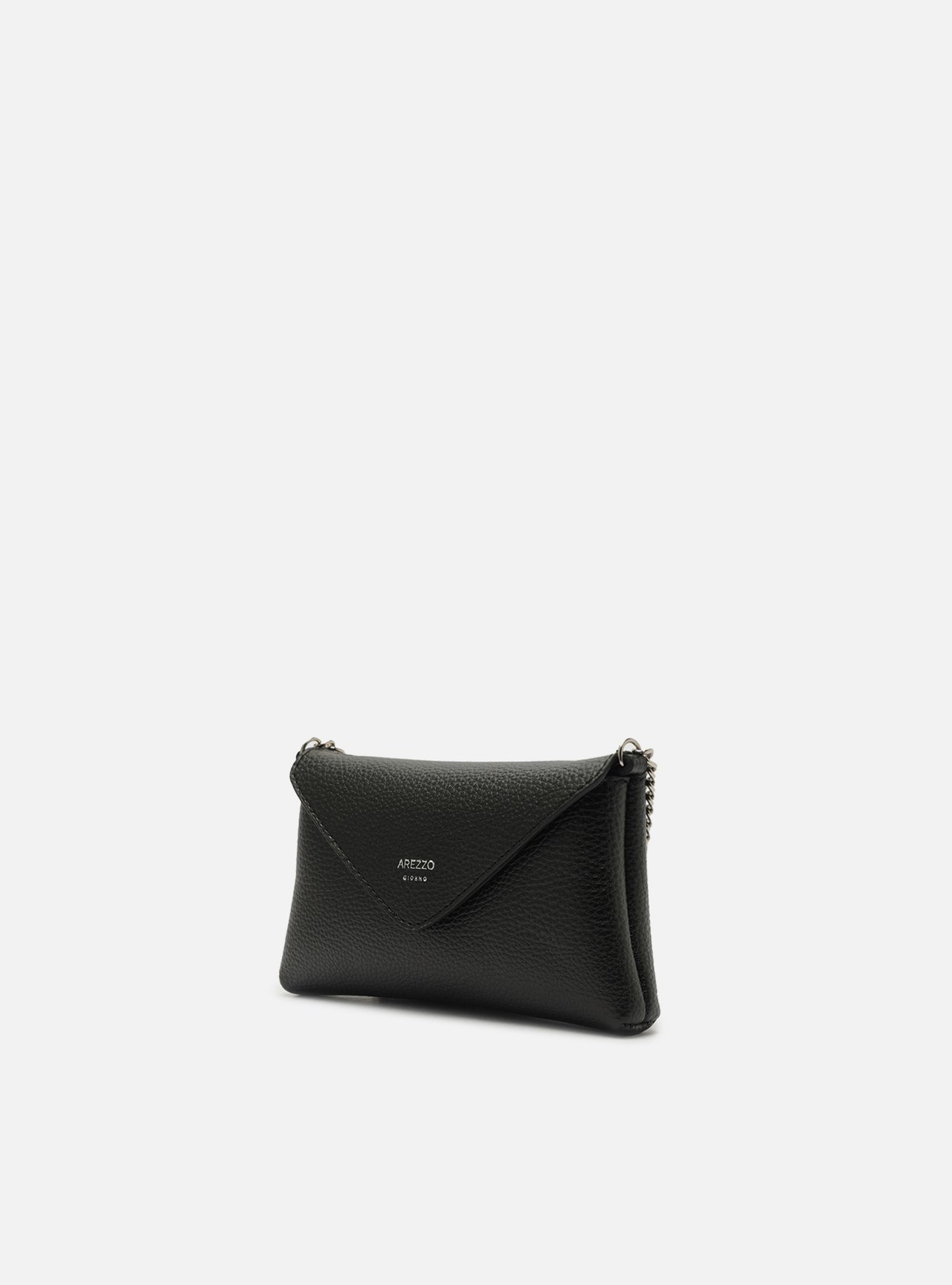 Bolsa Tiracolo Preta Giorno Pequena Envelope — foto 2