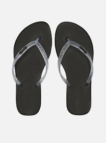 Chinelo de Dedo Preto Glitter Essential