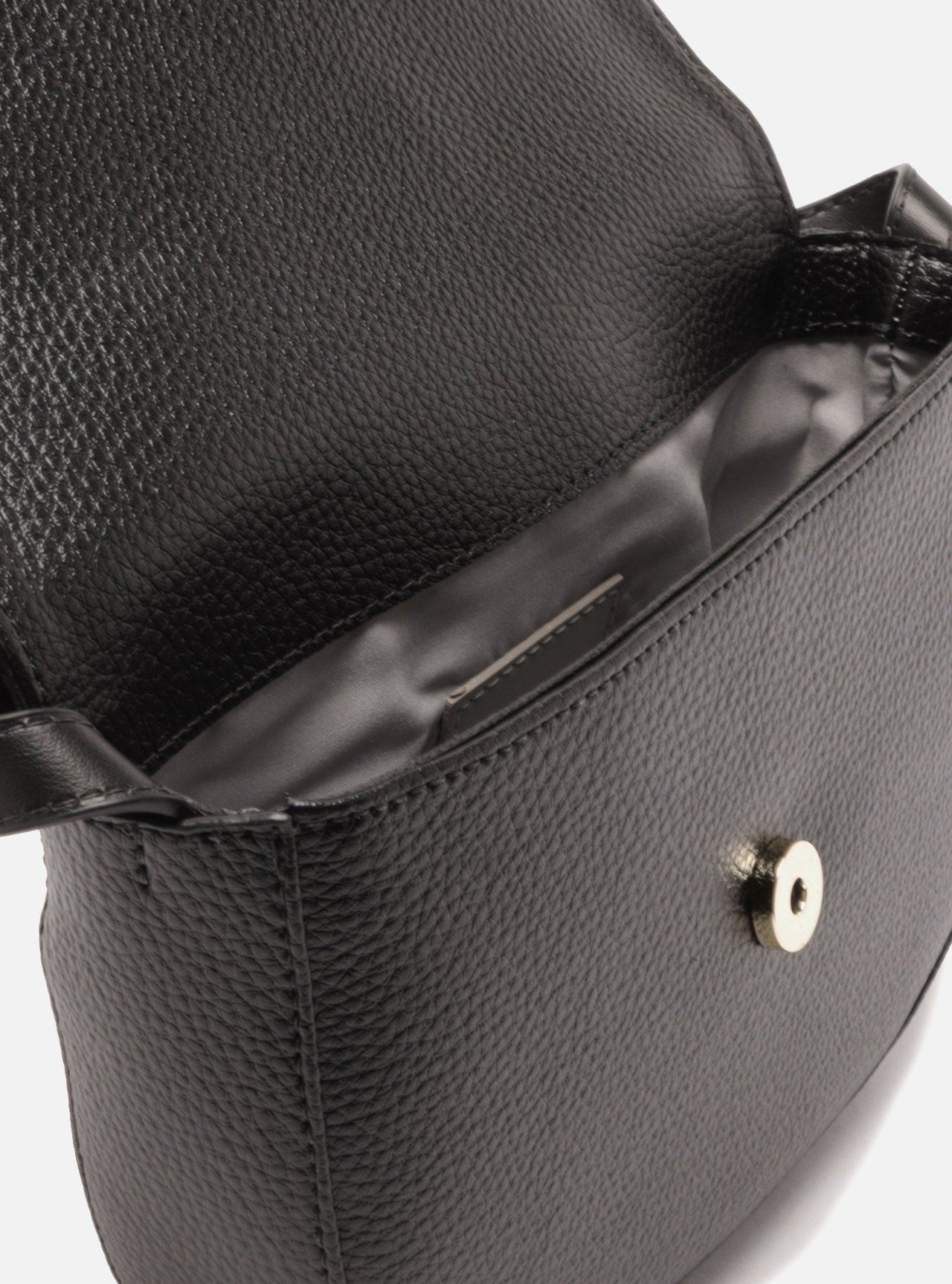 Bolsa Tiracolo Preta Pequena Nó — foto 4