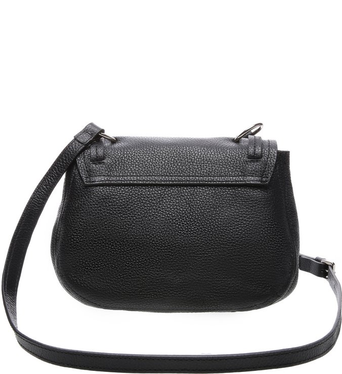 Bolsa Tiracolo Couro Bettina Pequena Preta