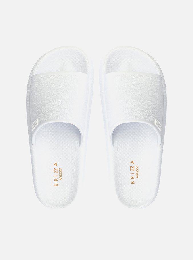 Chinelo Slide Branco Brizza