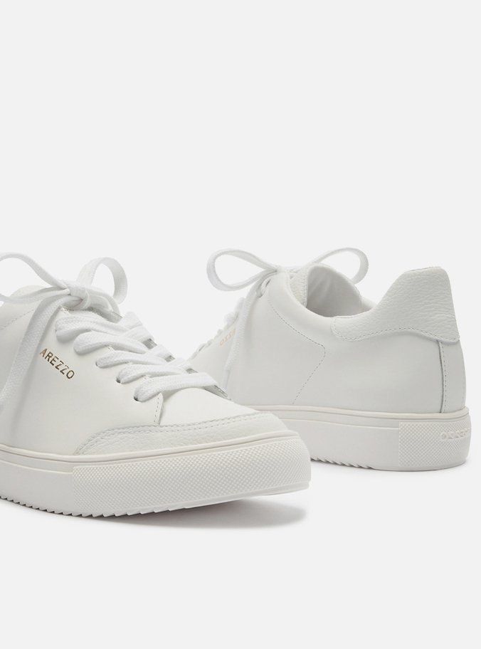 Tênis Branco Couro Amarração Classic