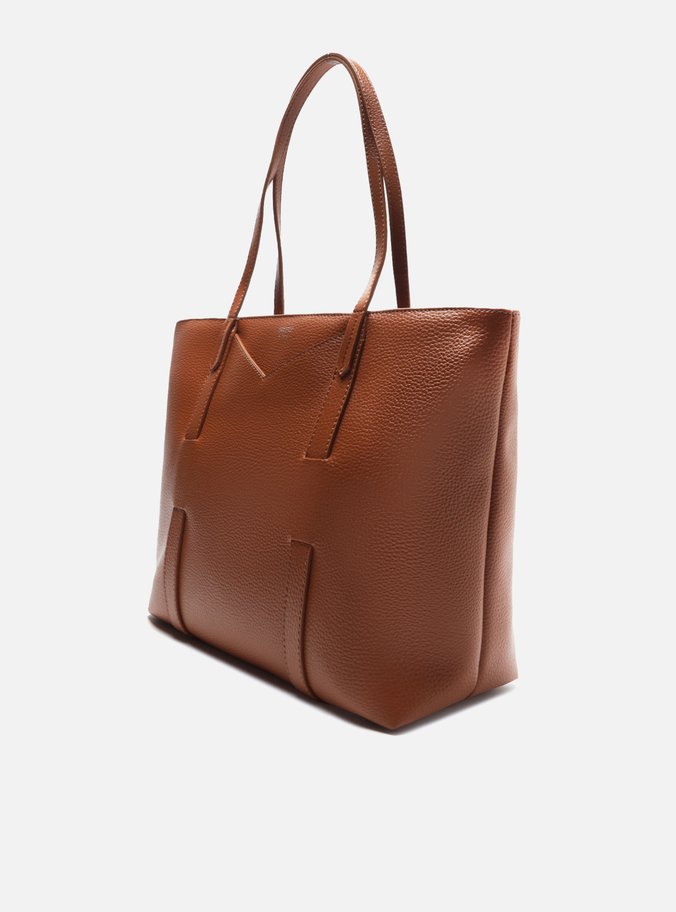 Bolsa Shopping Marrom Grande Tiras
