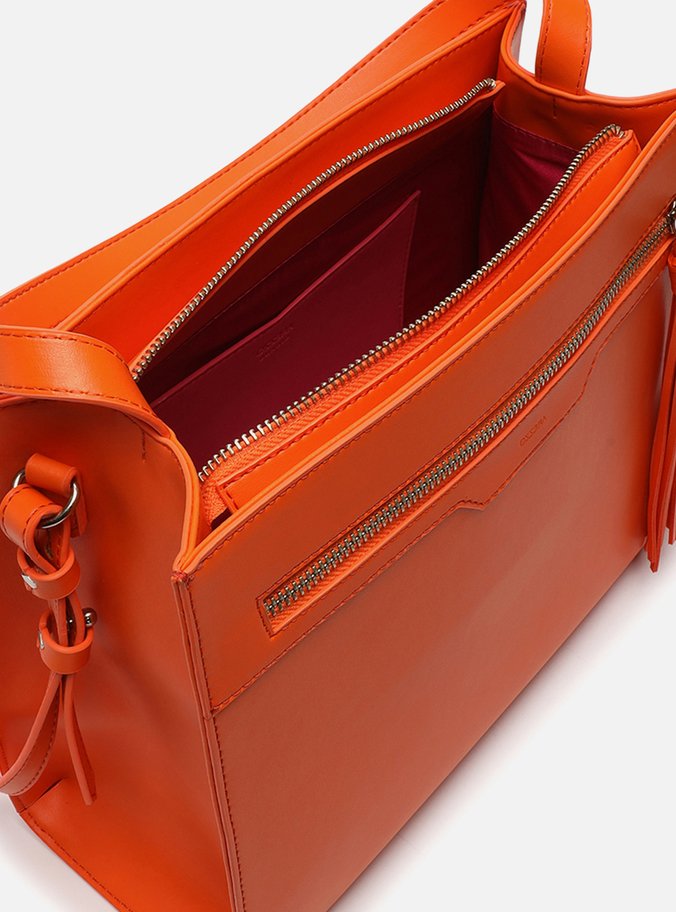 Bolsa Tote Laranja Pietra Média