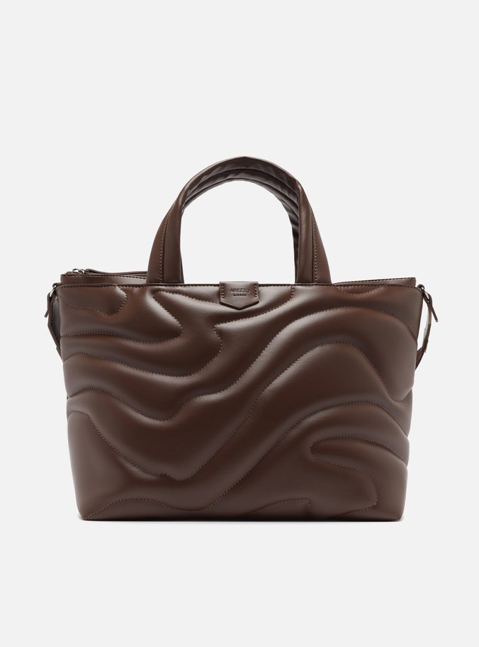 Bolsa Tote Marrom Waves Grande